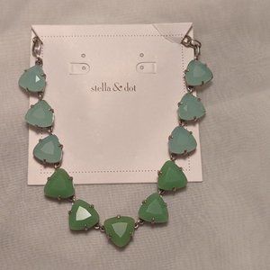 Stella and Dot Somervell Necklace Aqua